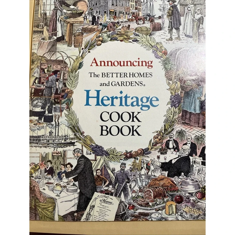 Vintage Better Homes & Gardens Heritage Cook Book Hardcover 4th‎ Printing 1976